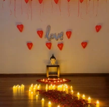 decorations Dreamy Rose Petals and Love Surprise Decor